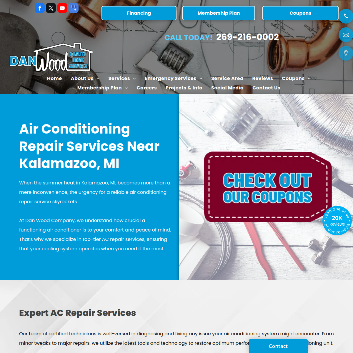 Screenshot of Dan Wood Company