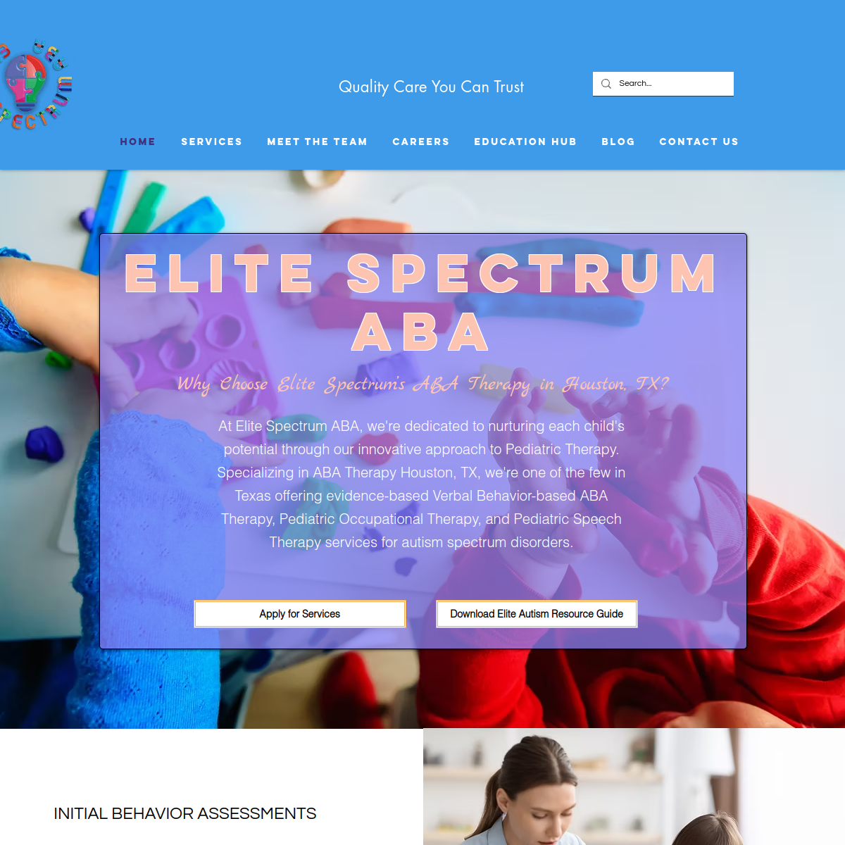 Screenshot of Elite Spectrum ABA