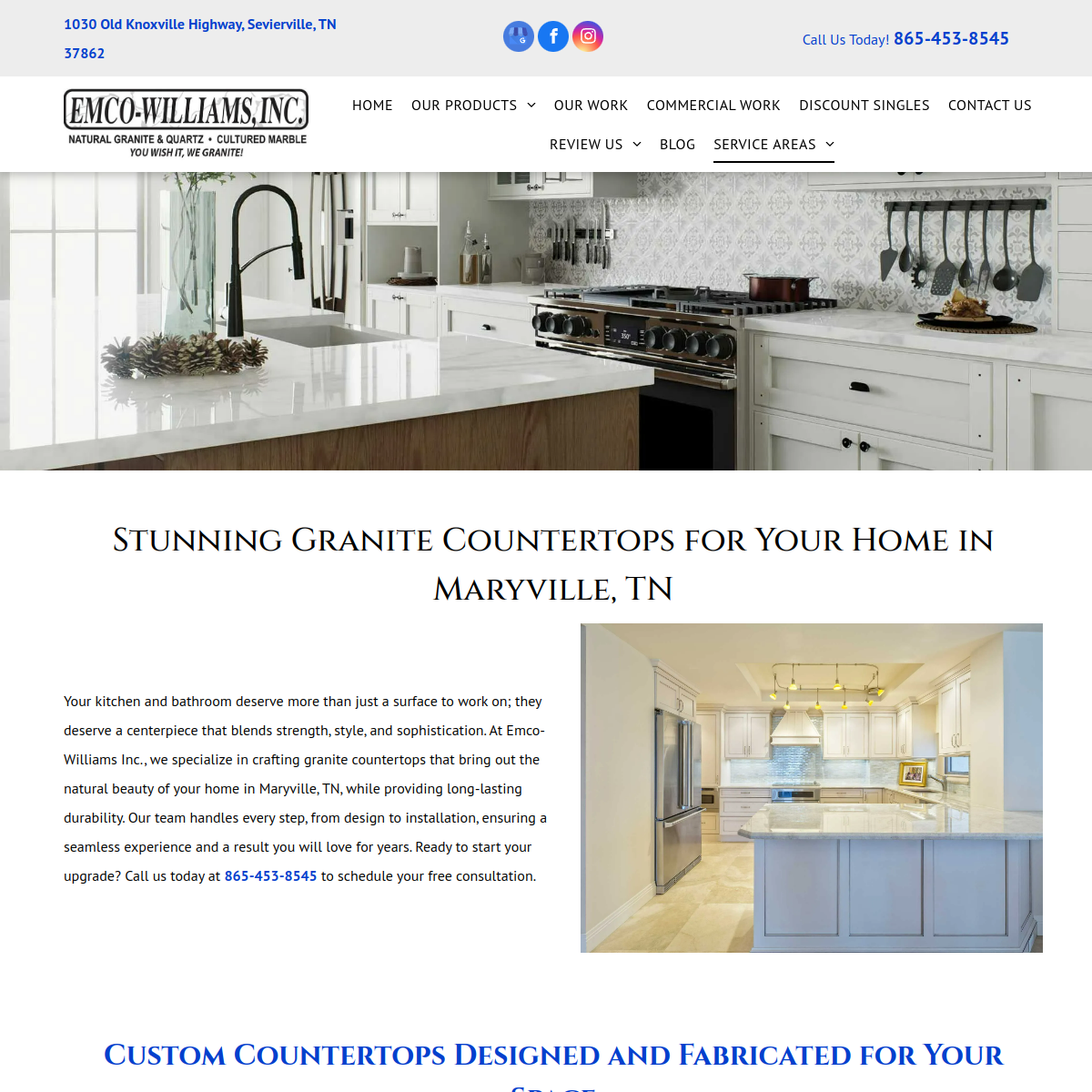 Screenshot of Emco Williams, Inc