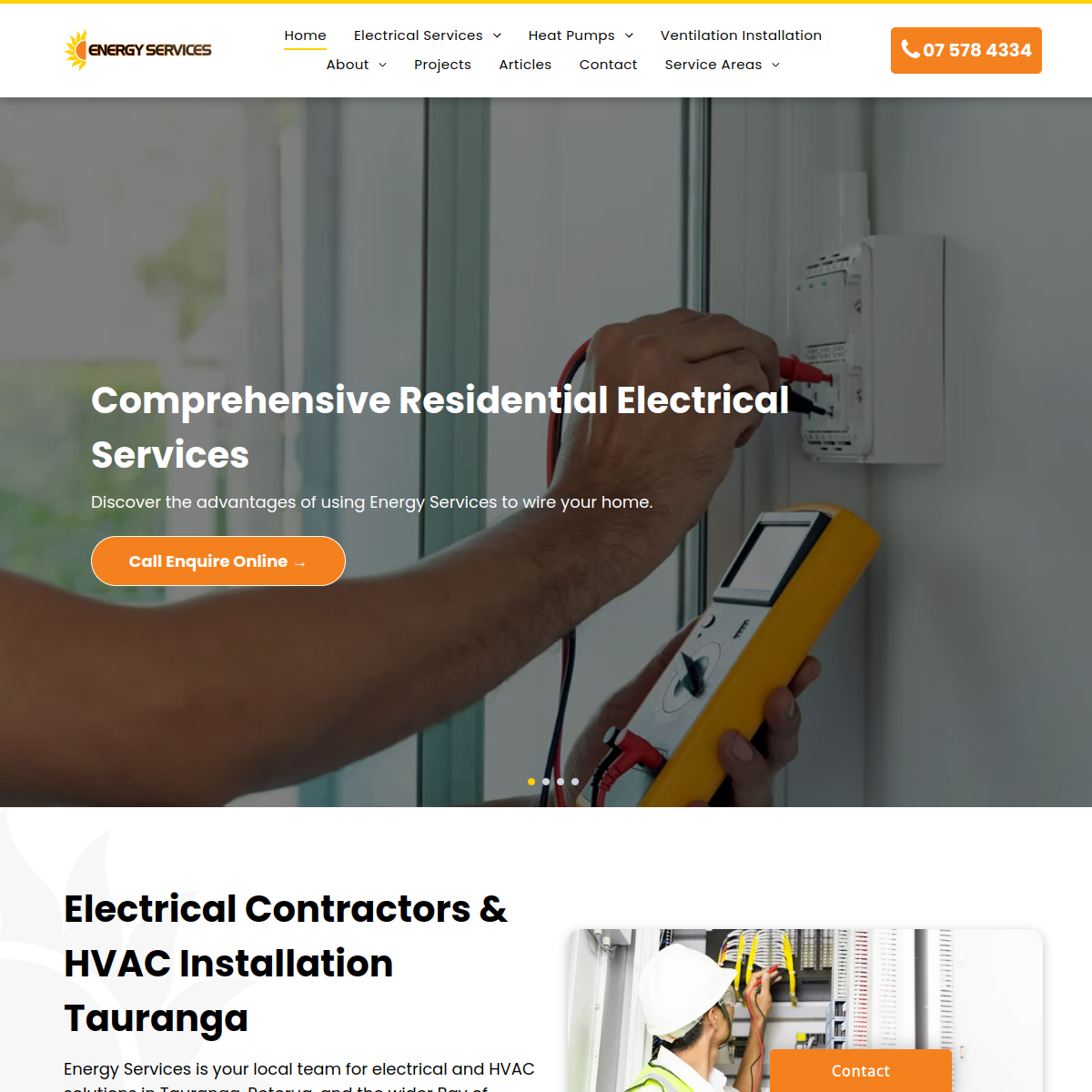 Screenshot of Energy Services Tauranga Ltd
