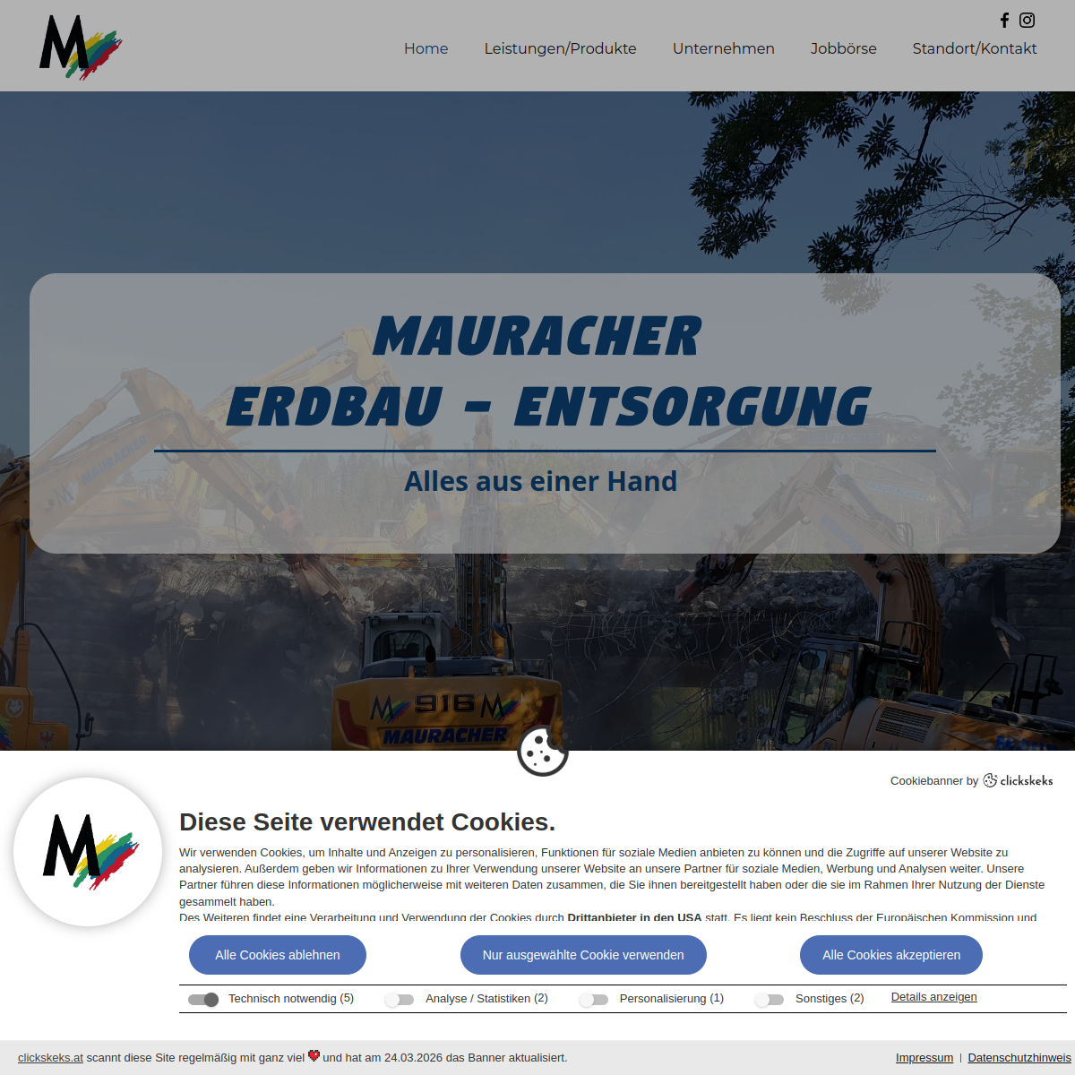 erdbau-transport.at Preview