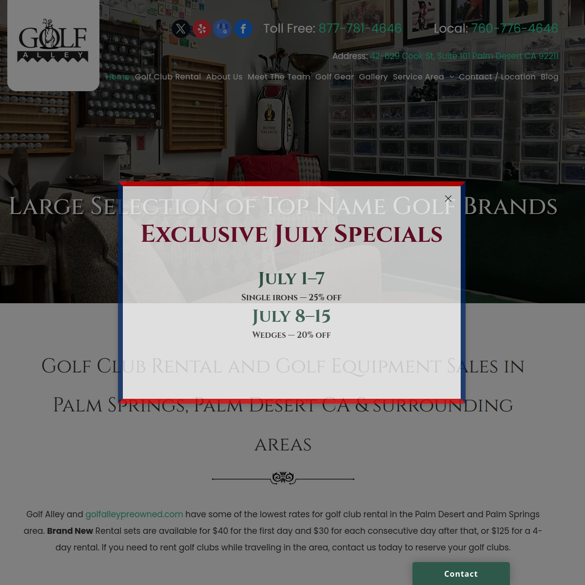 Screenshot of Golf Alley