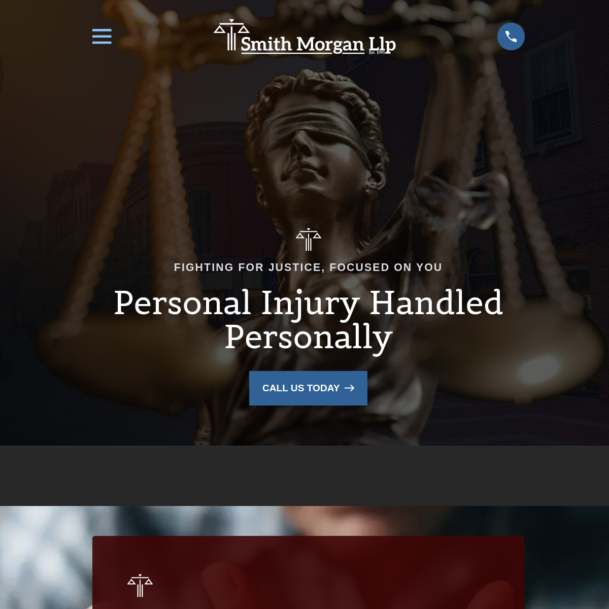 Screenshot of Smith Morgan, LLP