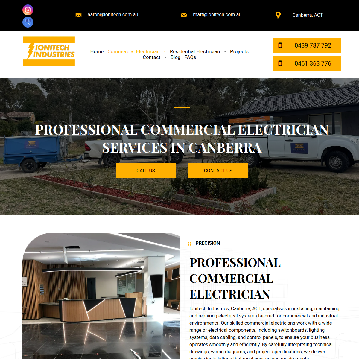 Screenshot of Ionitech Industries