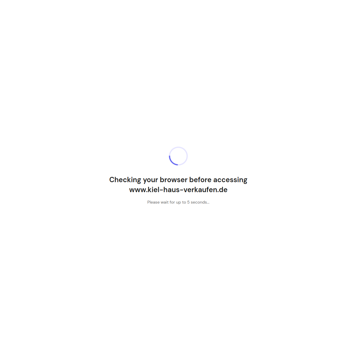 Screenshot der Website