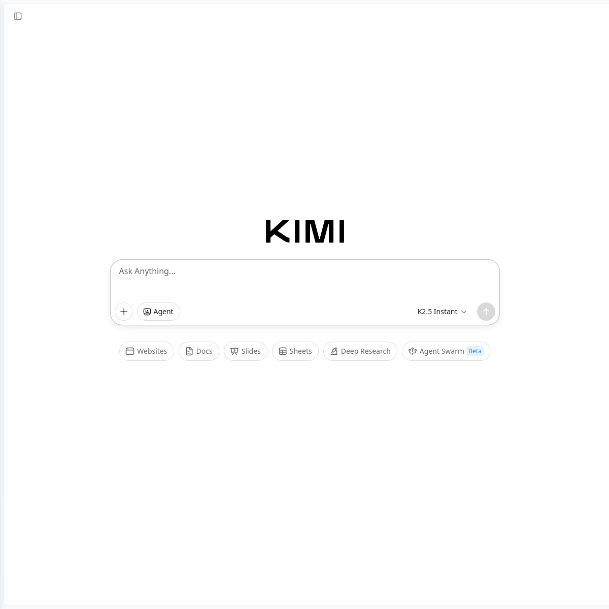 Kimi 官网截图
