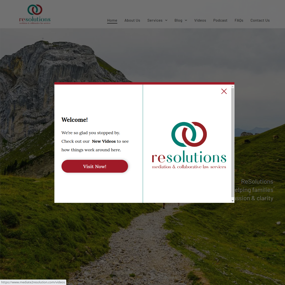 Screenshot of ReSolutions Mediation & Collaborative Services
