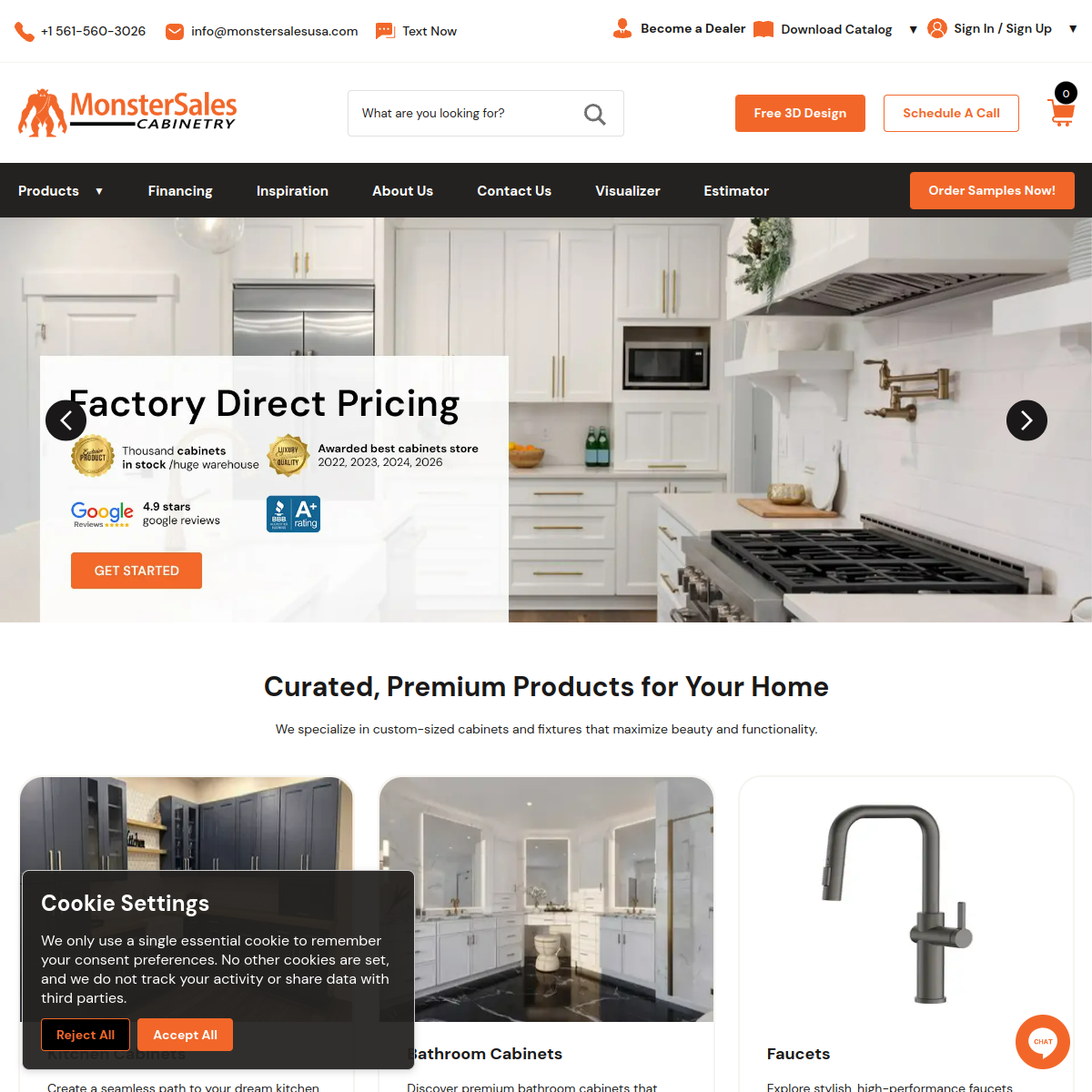Screenshot of MonsterSales