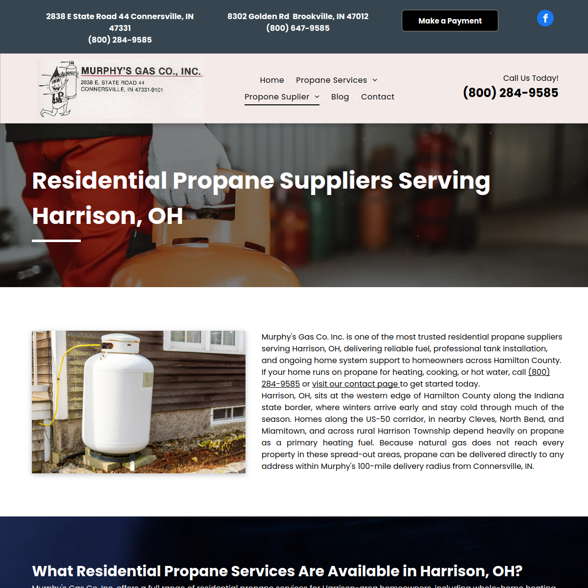 Screenshot of Murphy's Gas Co. Inc.