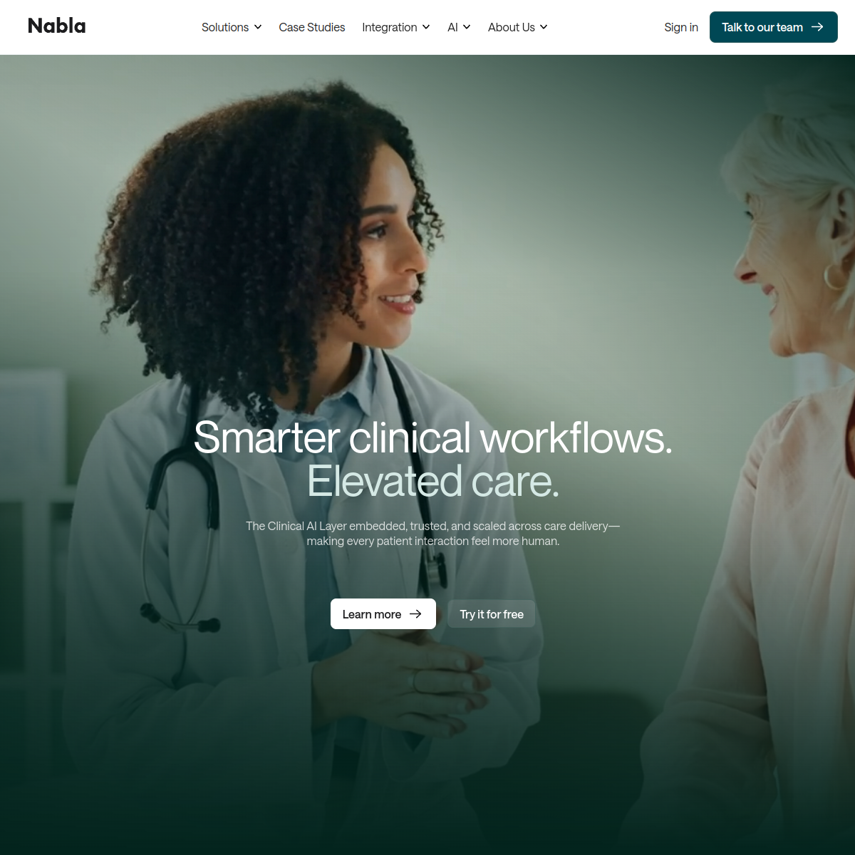 Screenshot of Nabla