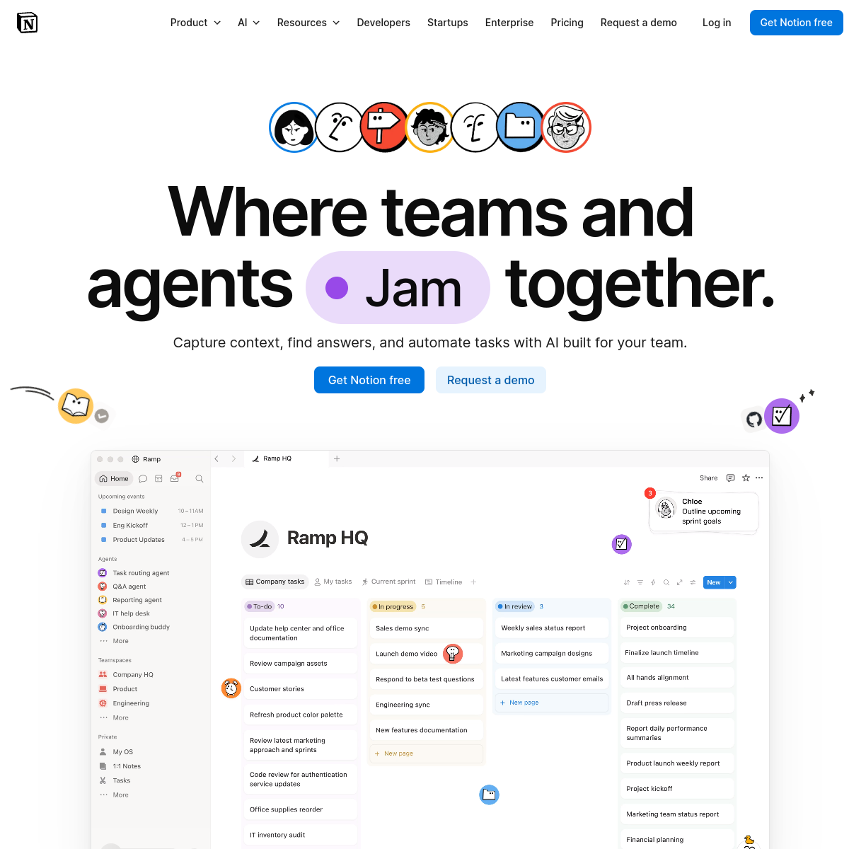 Screenshot of Notion Mail