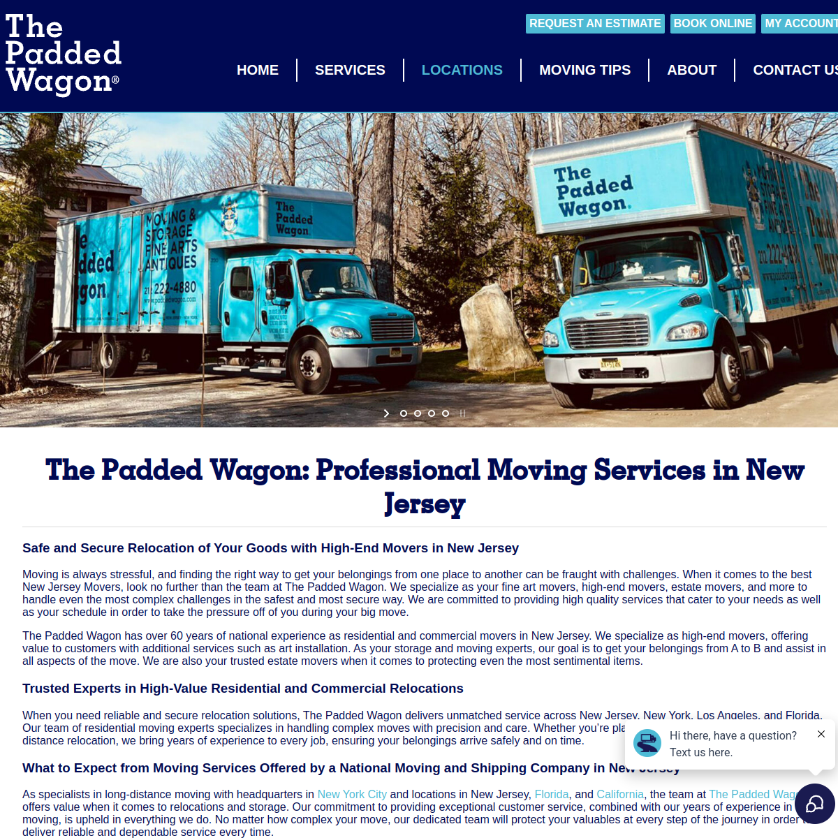 Screenshot of The Padded Wagon of New York