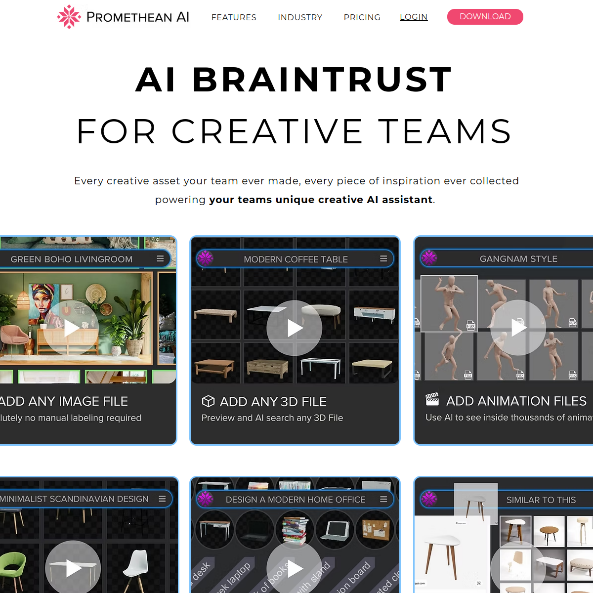 Screenshot of Promethean AI