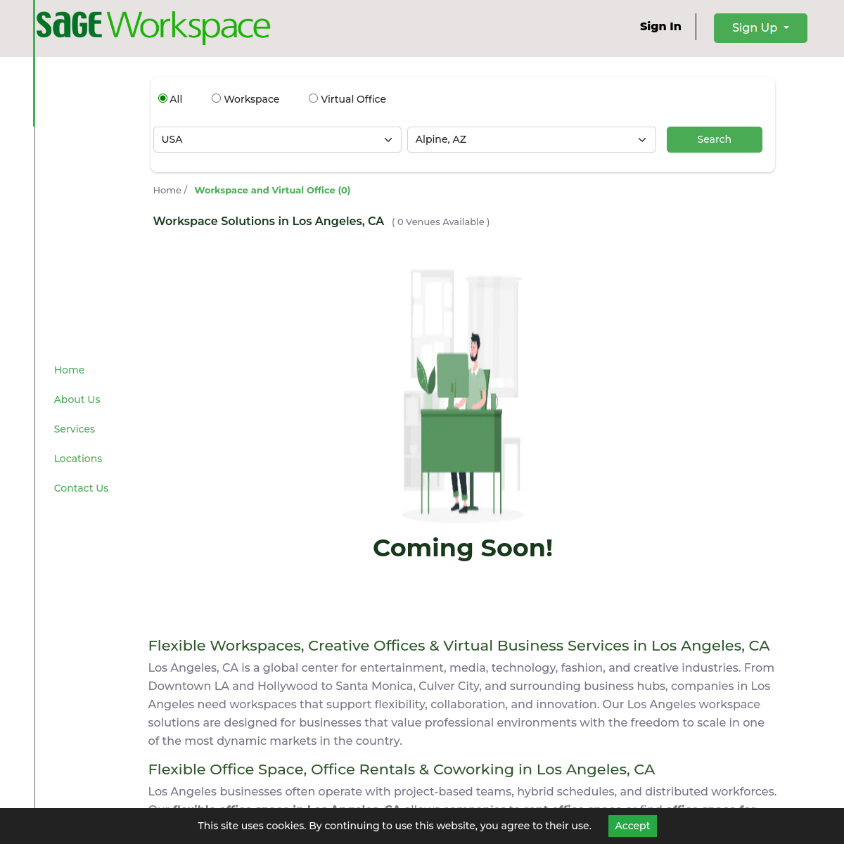Screenshot of SaGE Workspace