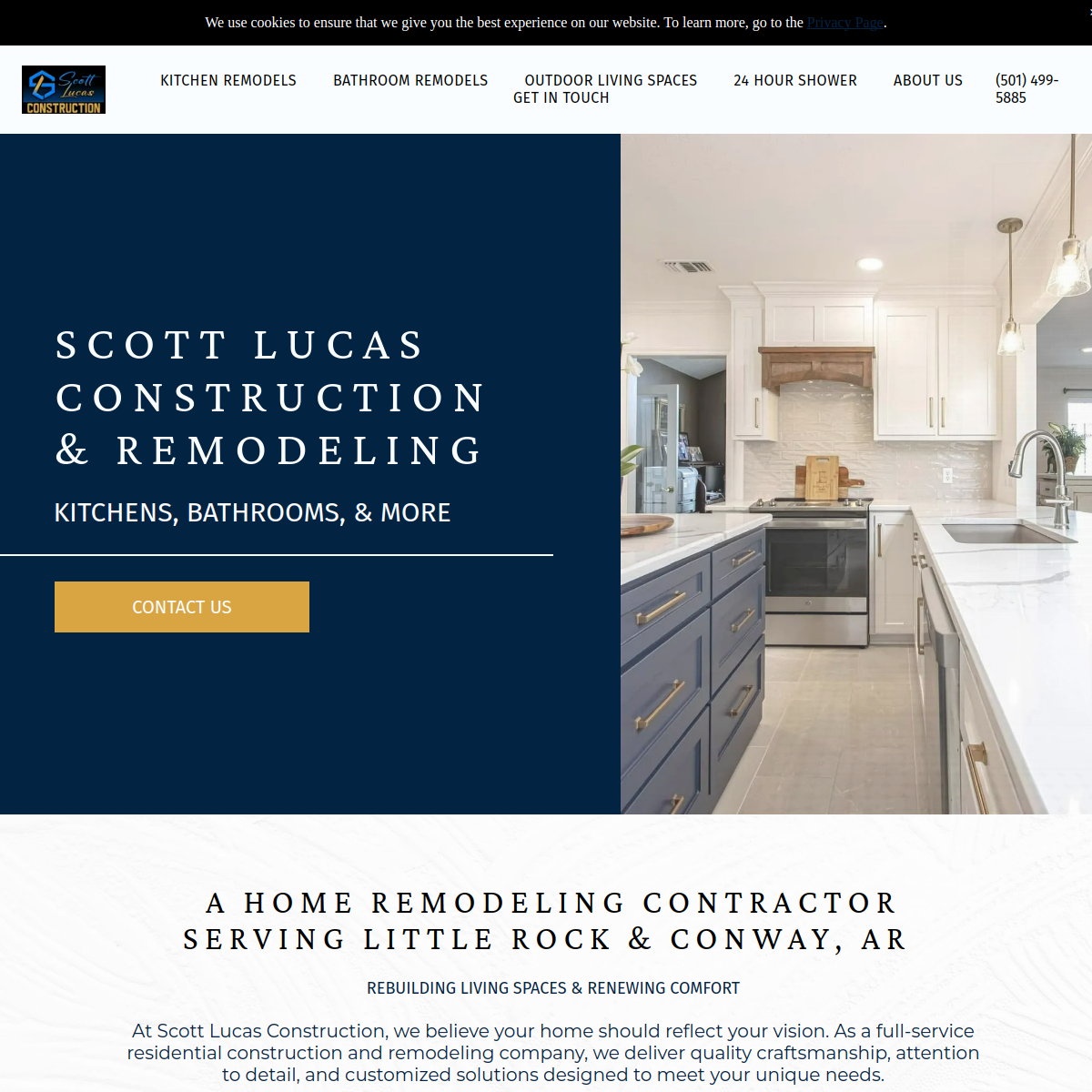 Screenshot of Scott Lucas Construction