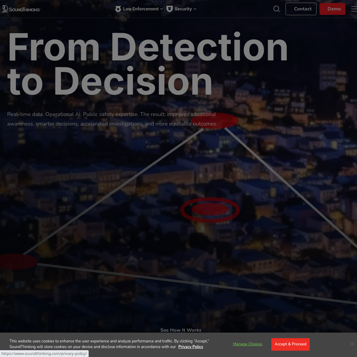 Screenshot of SoundThinking