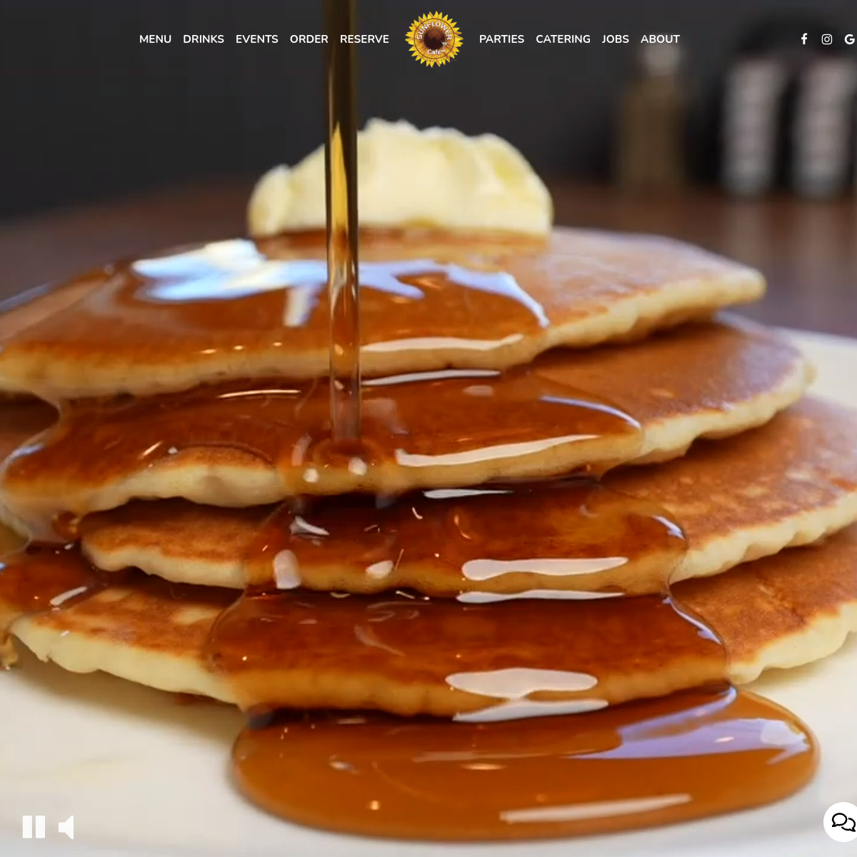 Screenshot of Sunflower Cafe