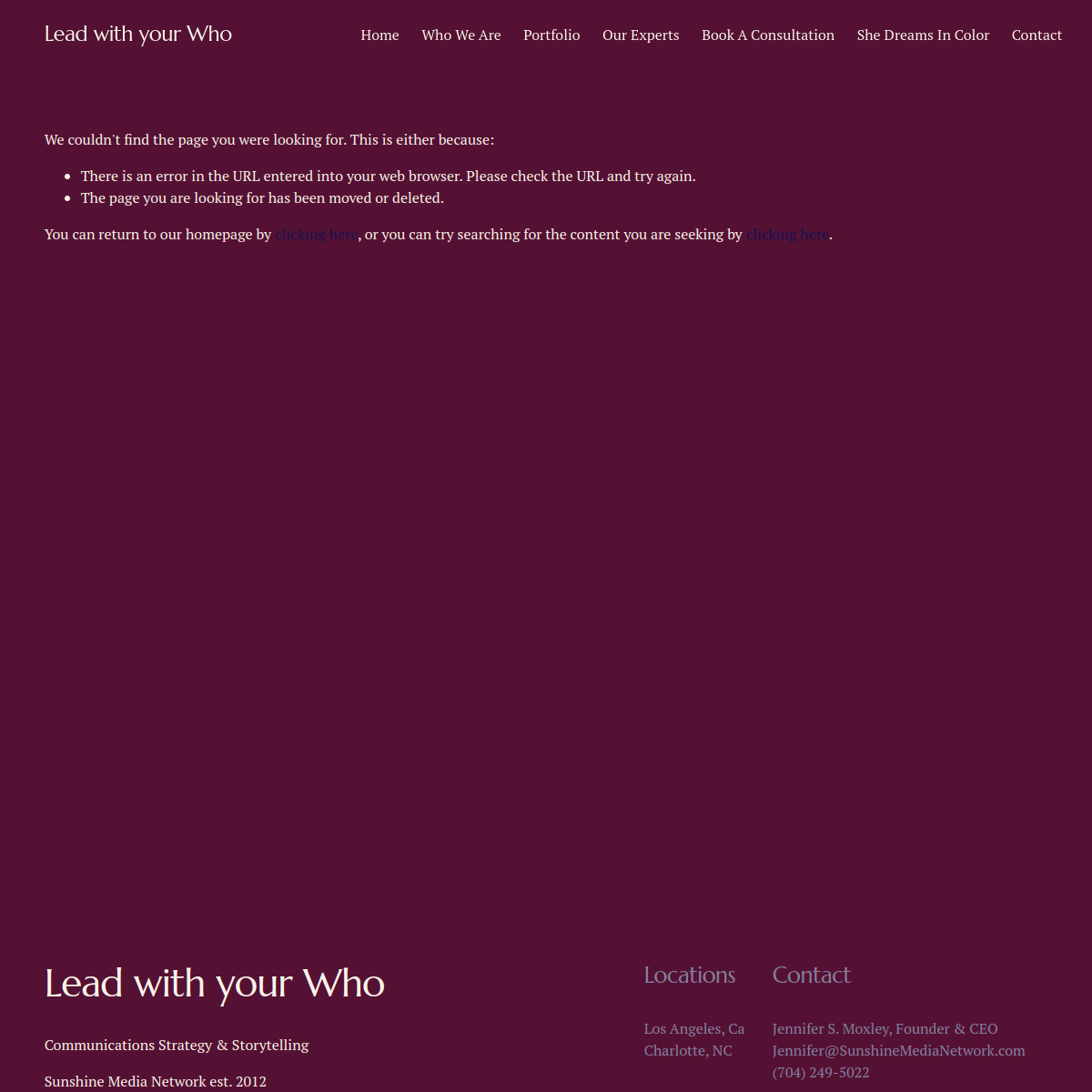 Screenshot of Sunshine Media Network
