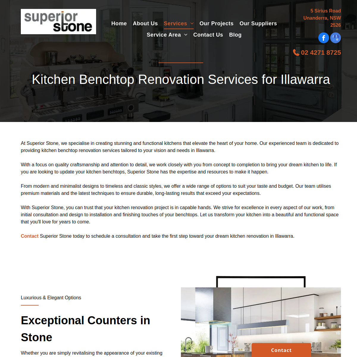 Screenshot of Superior Stone