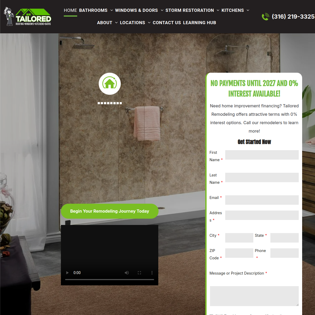 Screenshot of Tailored Remodeling