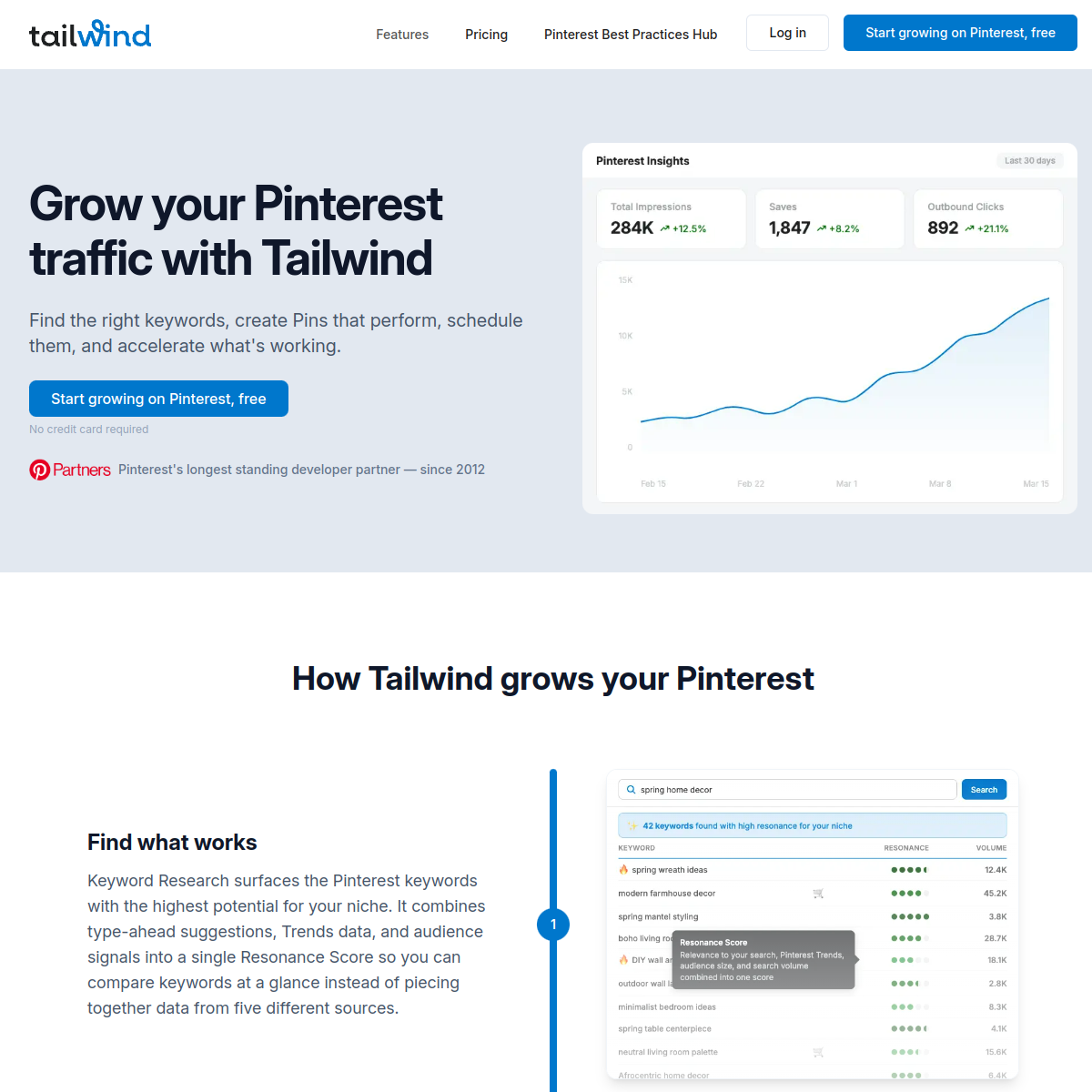 Screenshot of Tailwind