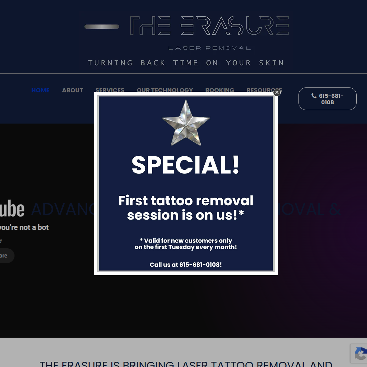 Screenshot of The Erasure