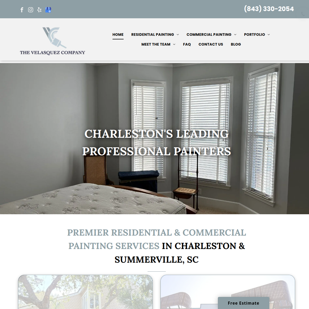 Screenshot of The Velasquez Company