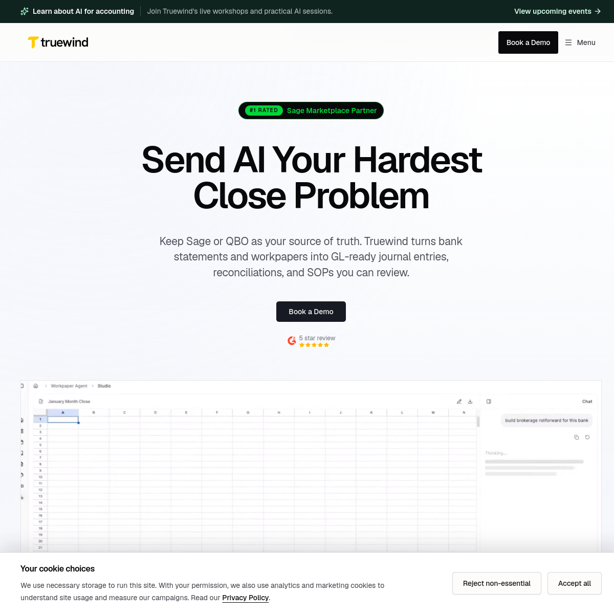 Screenshot of Truewind