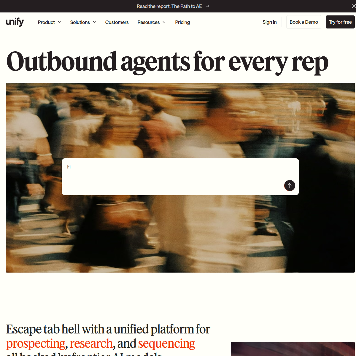 Screenshot of Unify