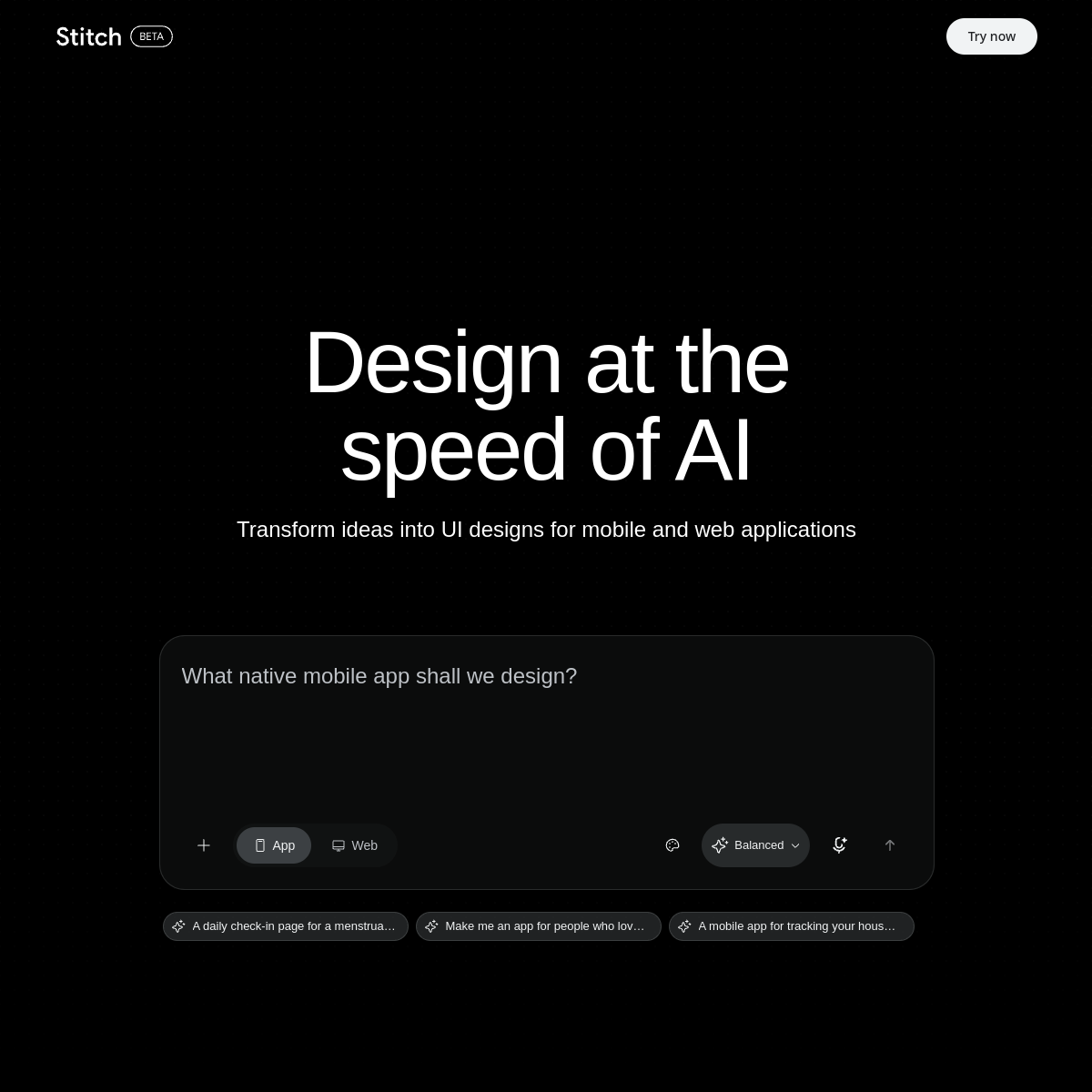 Screenshot of Galileo AI