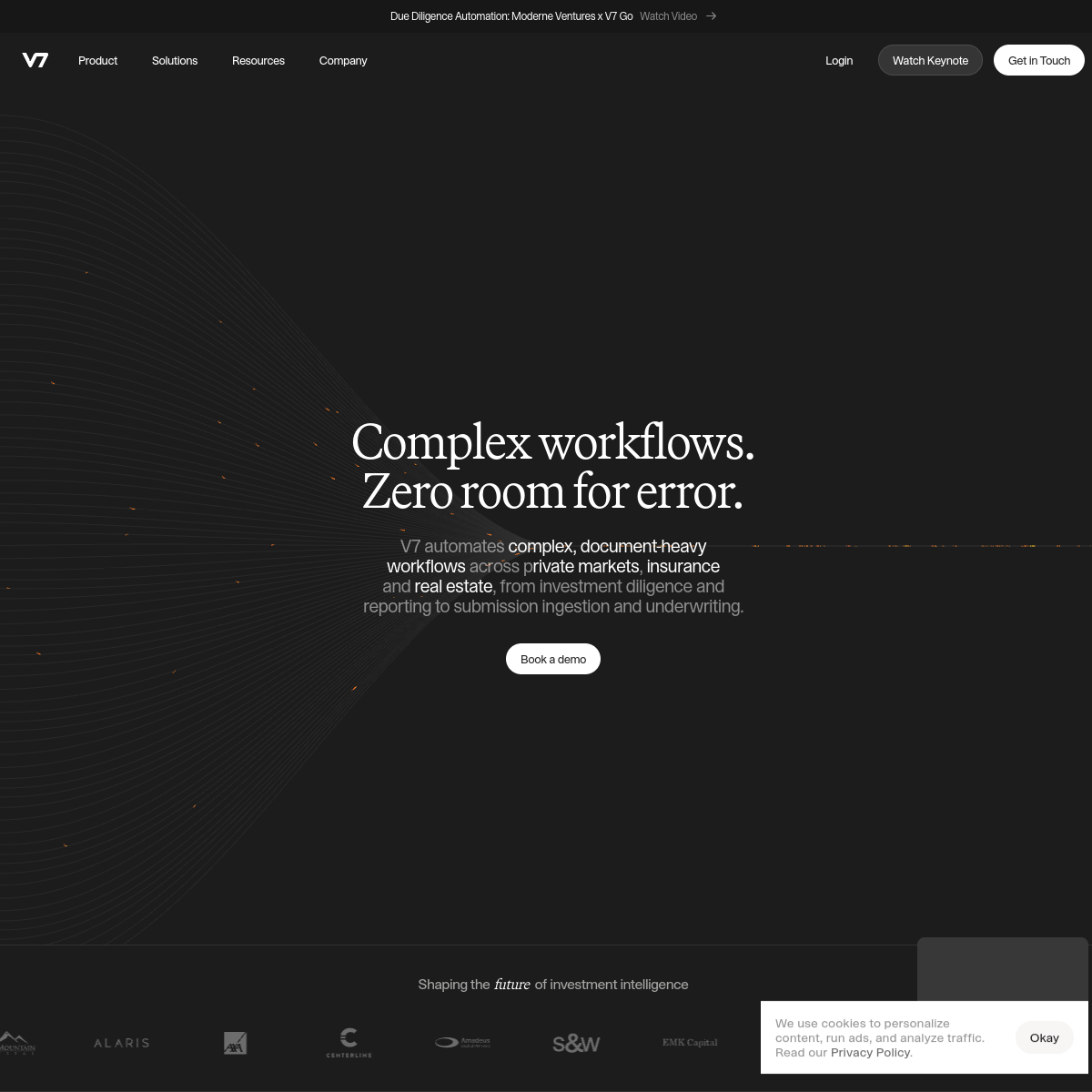 Screenshot of V7 Darwin