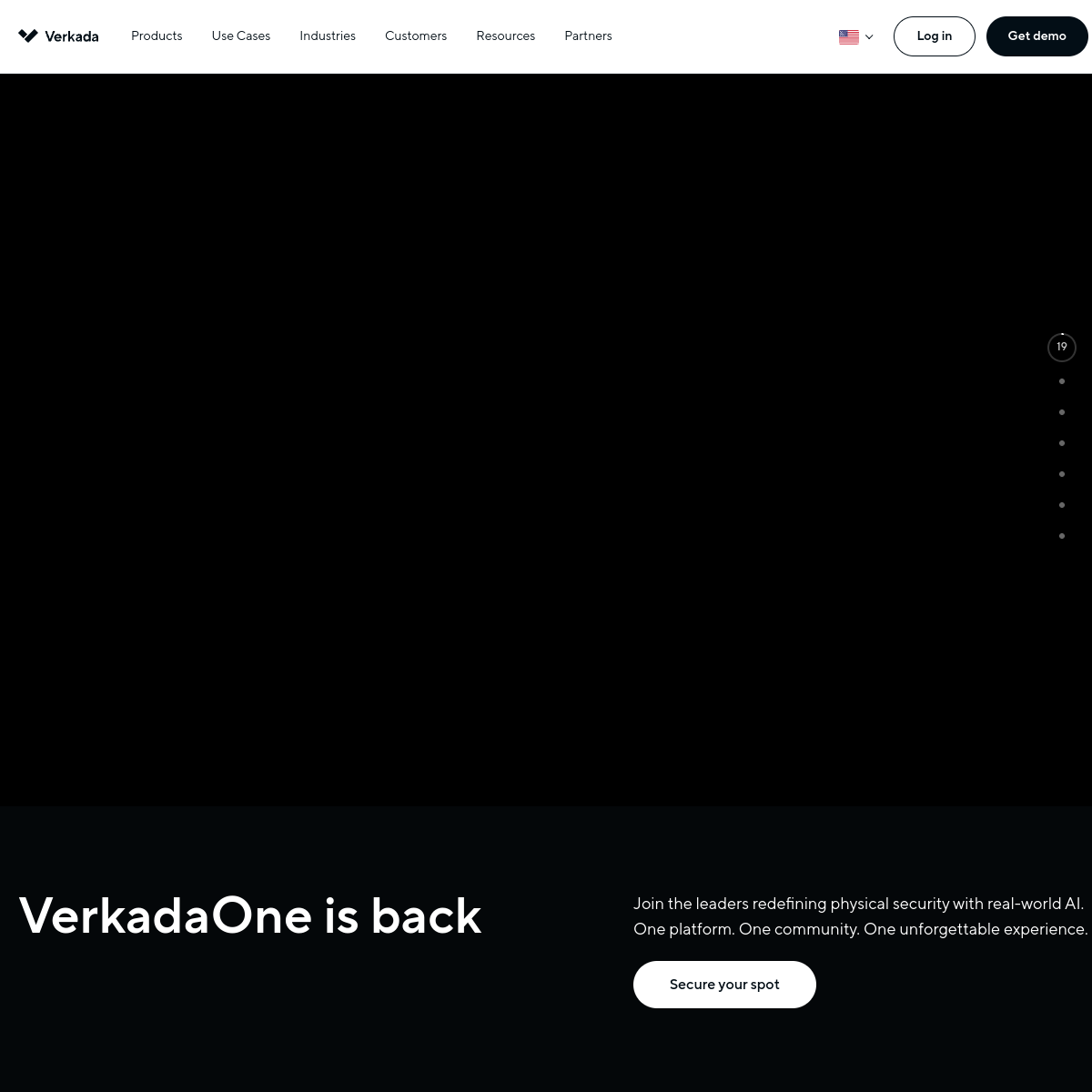Screenshot of Verkada