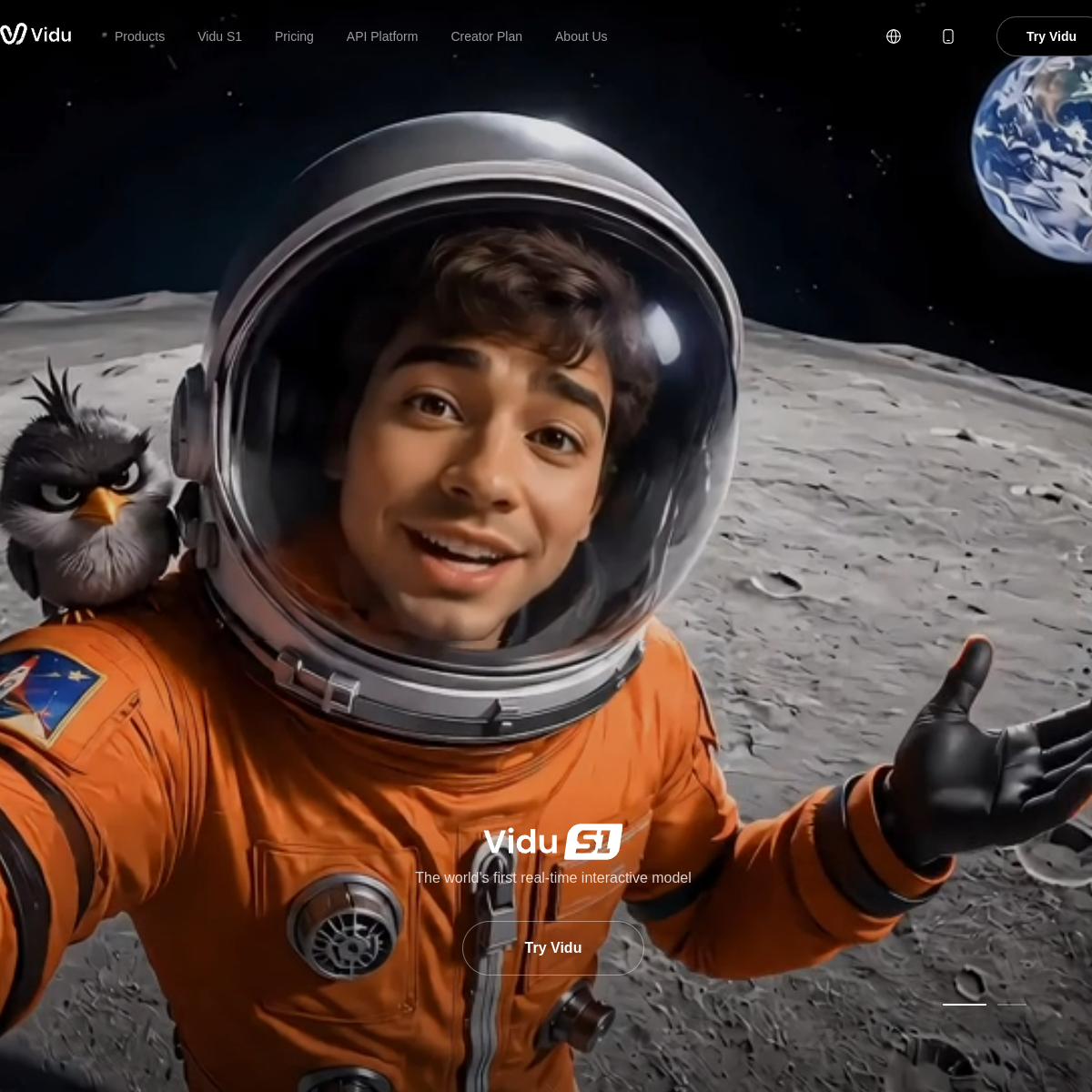 Screenshot of Vidu AI