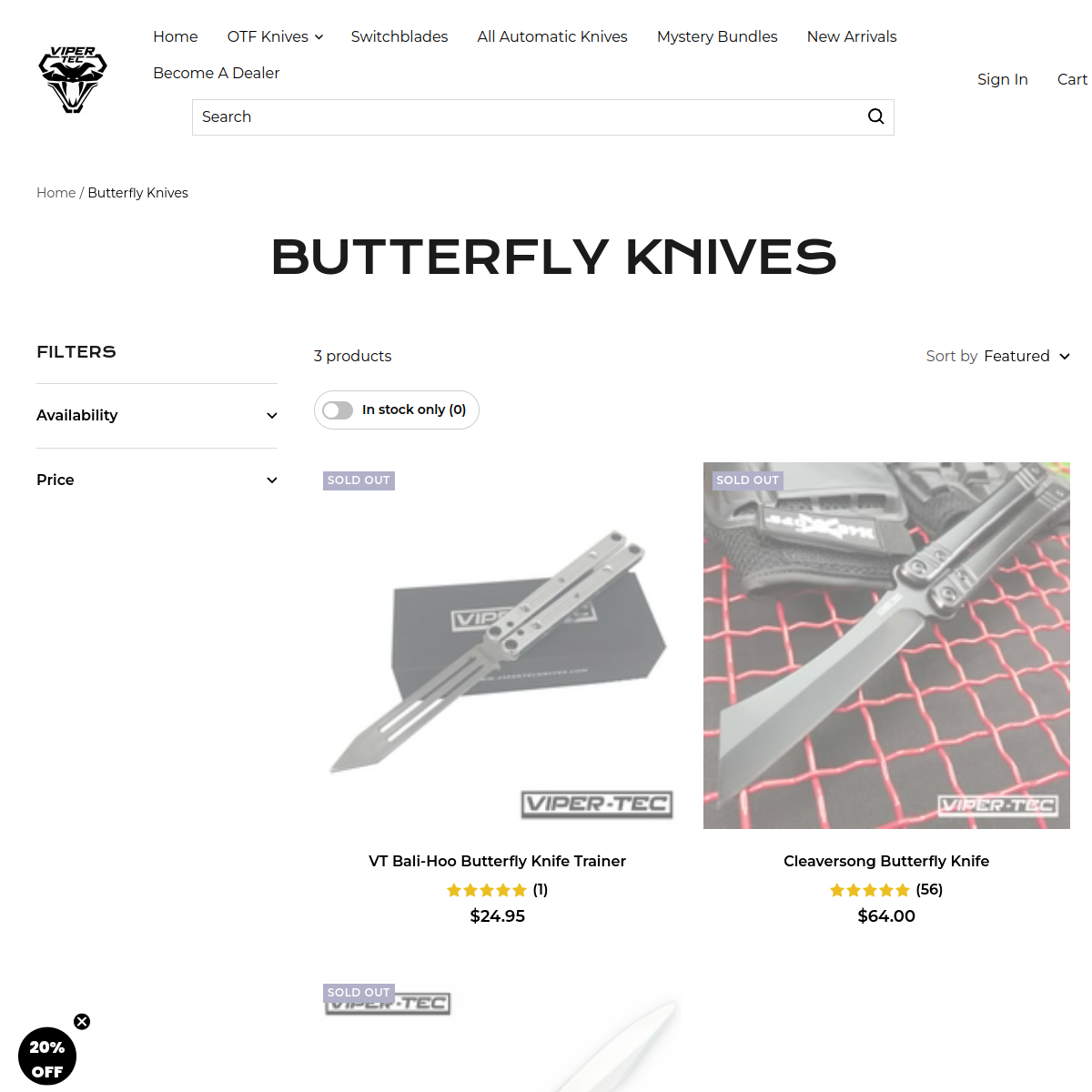 Screenshot of Viper Tec Inc