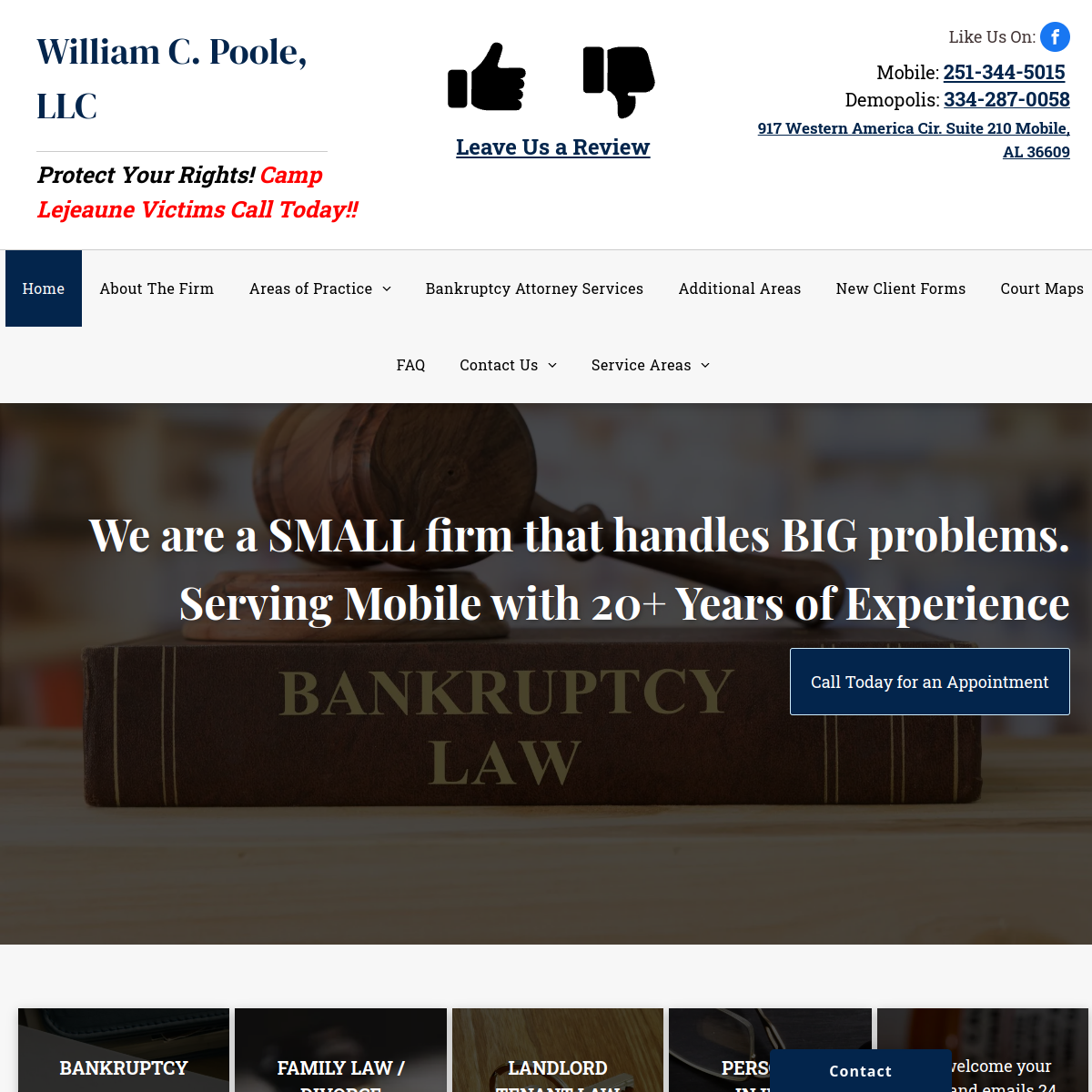 Screenshot of William C. Poole LLC