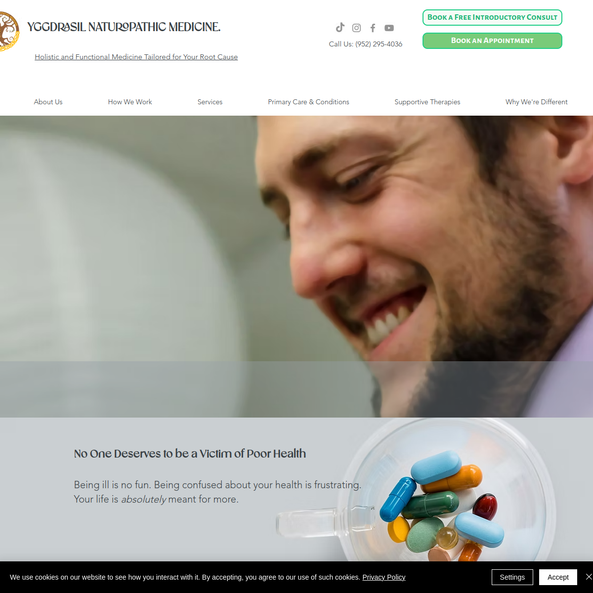 Screenshot of Yggdrasil Naturopathic Medicine
