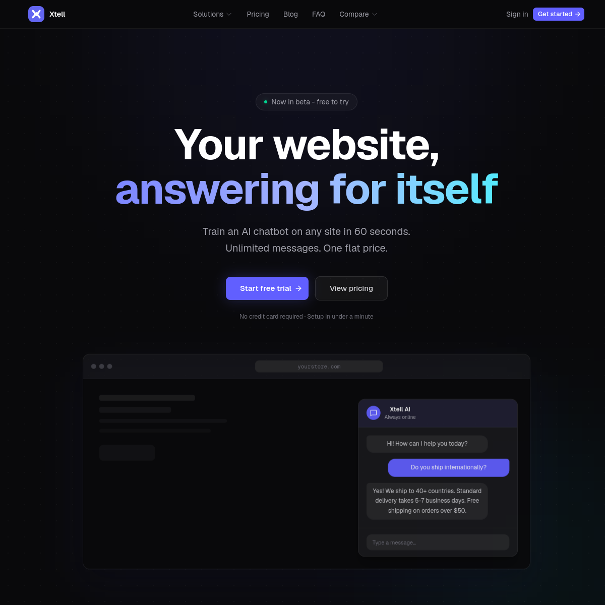 Screenshot of Xtell