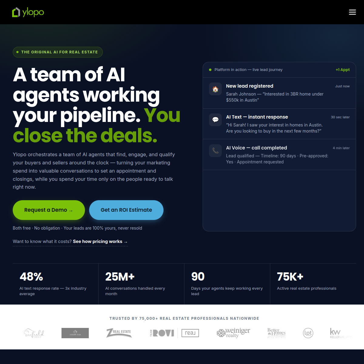 Screenshot of Ylopo
