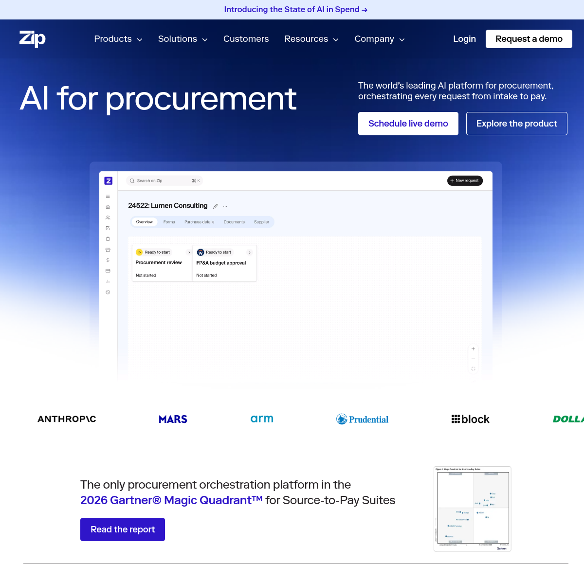 Screenshot of Zip