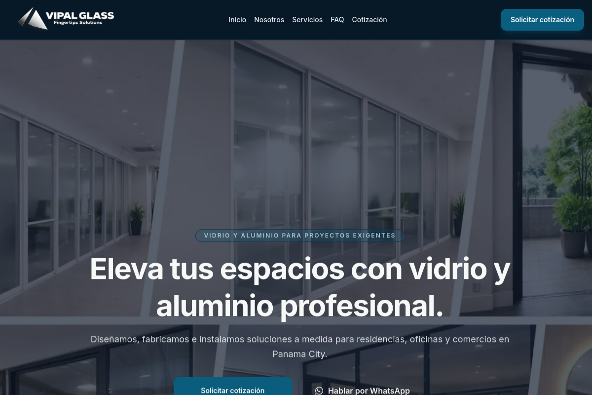 Proyecto VIPAL Glass Panama