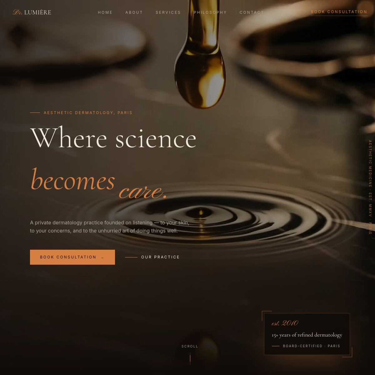 معاينة موقع Dr. Lumiere