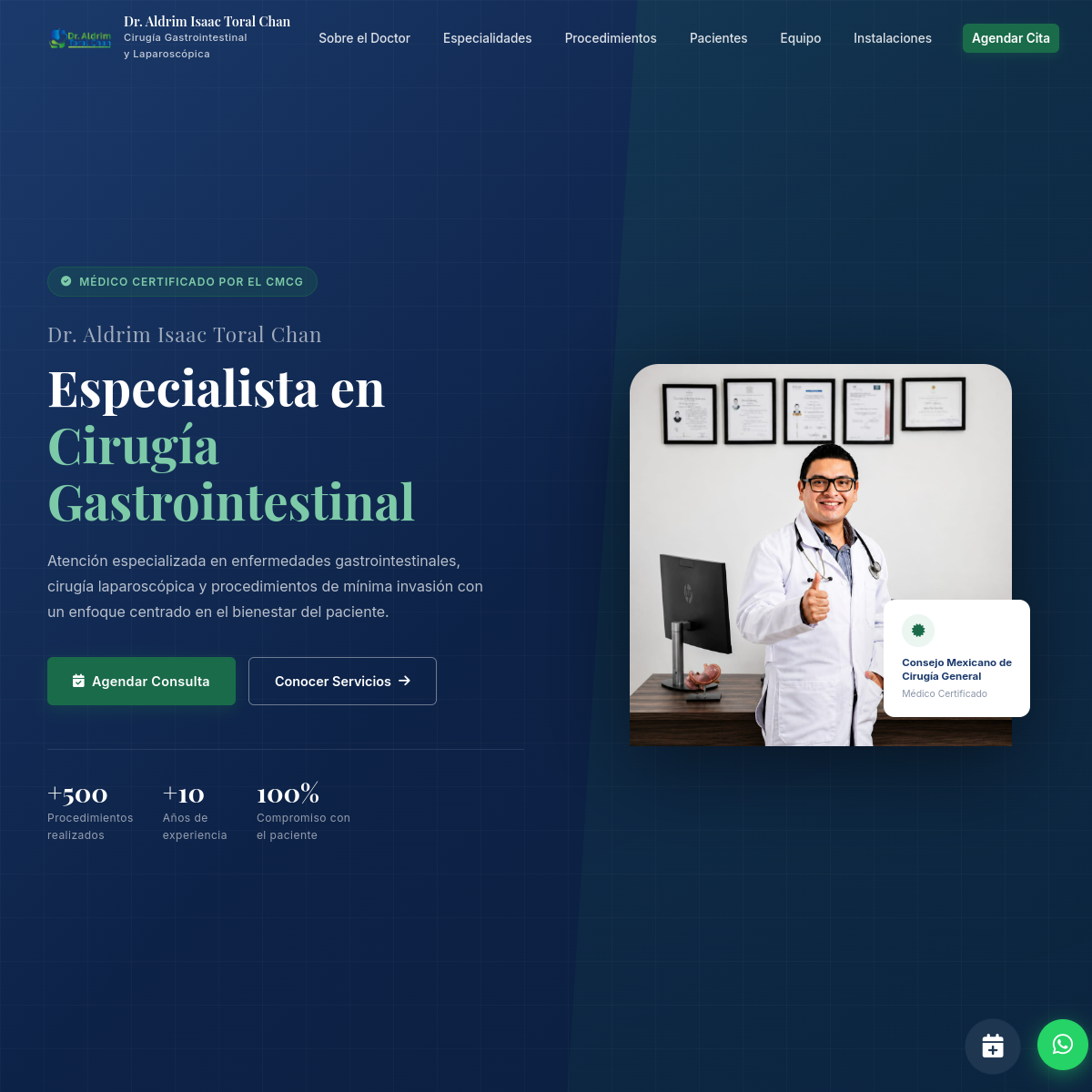 Dr. Aldrim Toral - Web médica