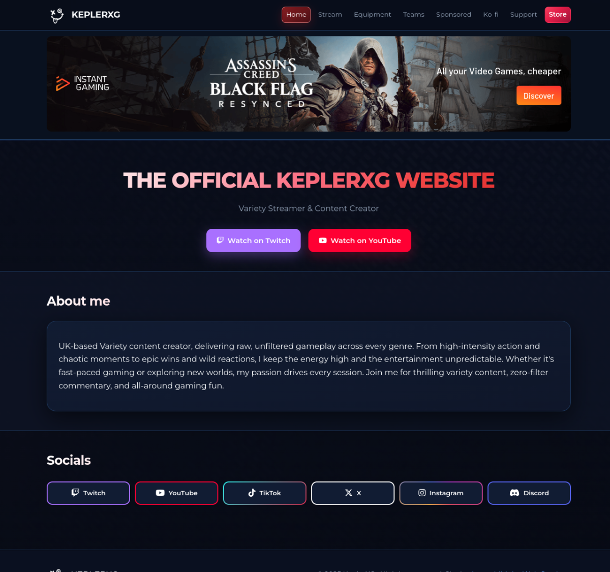 Screenshot preview of KeplerXG