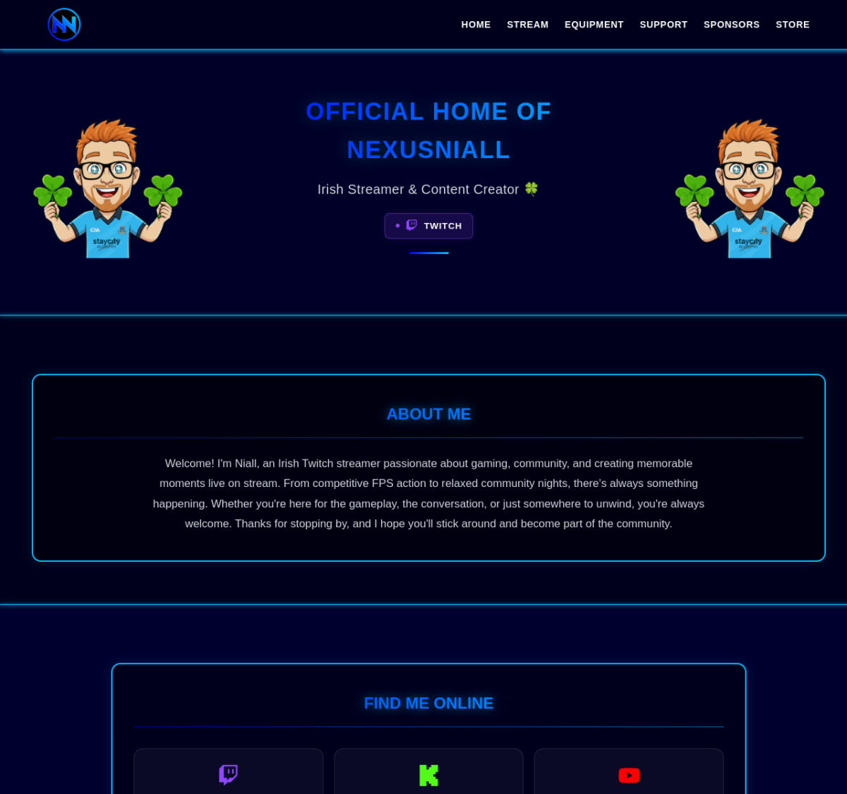 Screenshot preview of Nexus Niall