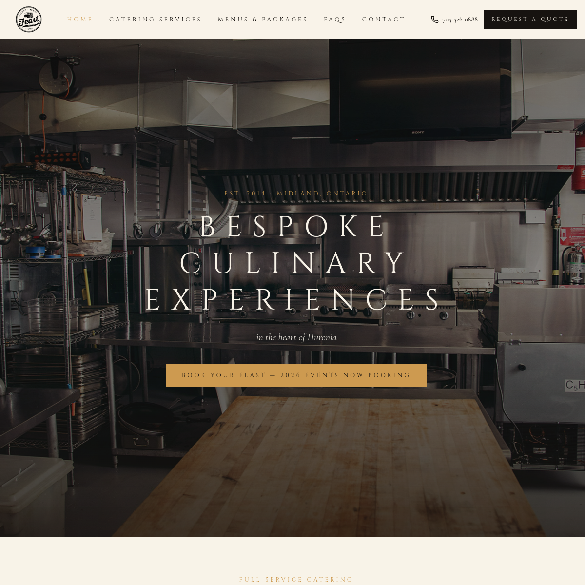 Feast Co website screenshot
