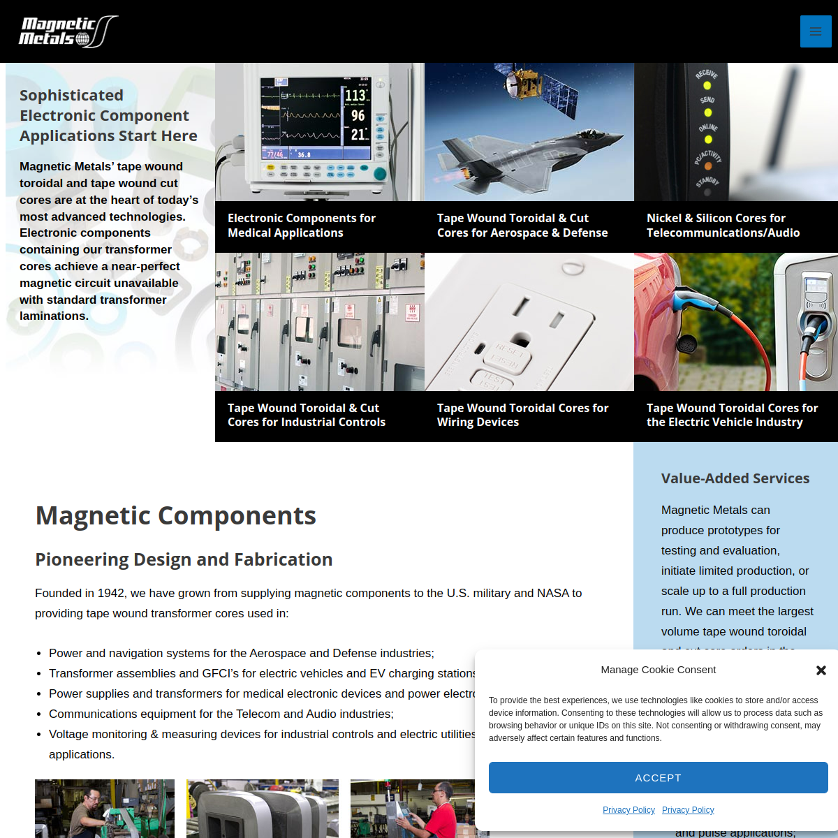 https://www.magneticmetals.com