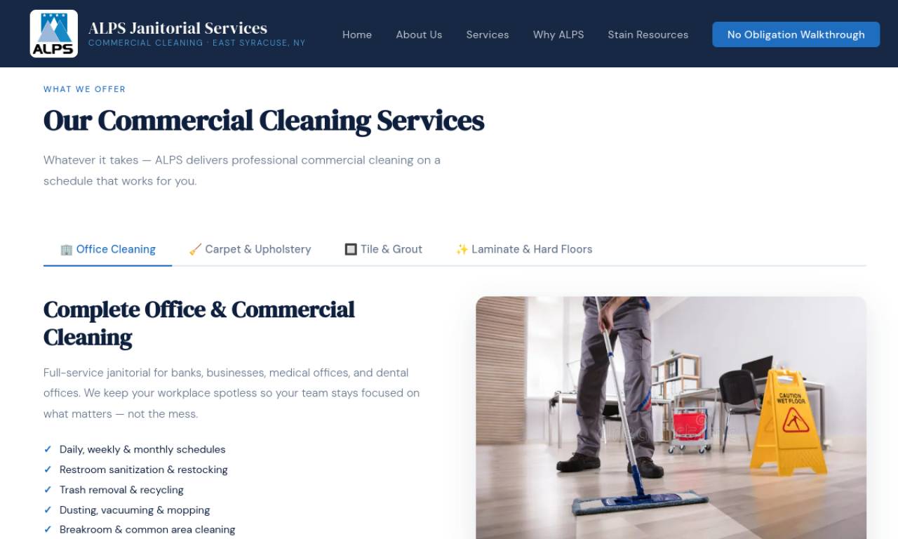 Alps Cleaning CNY website screenshot