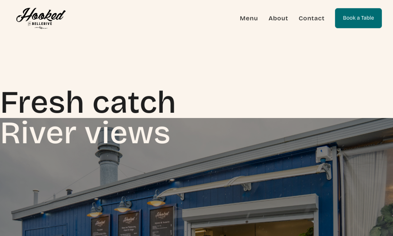 Hooked in Bellerive website screenshot