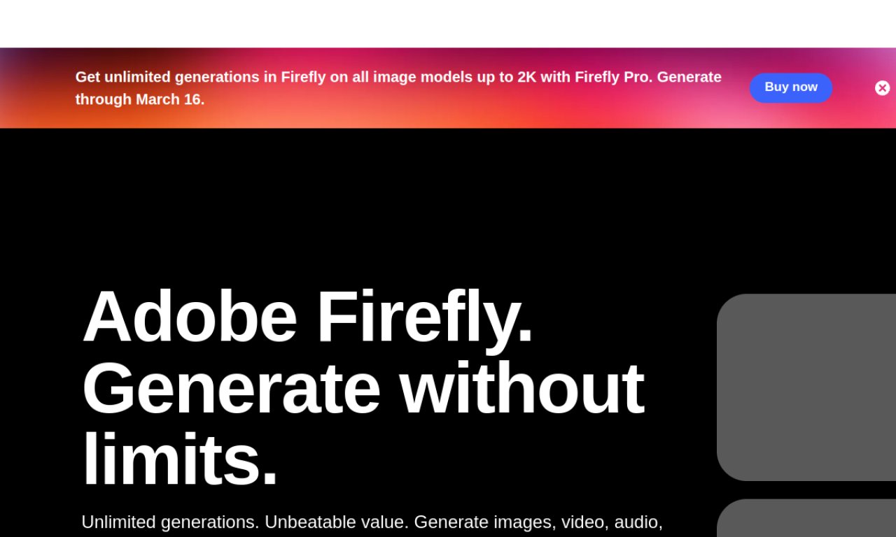 Adobe Firefly screenshot