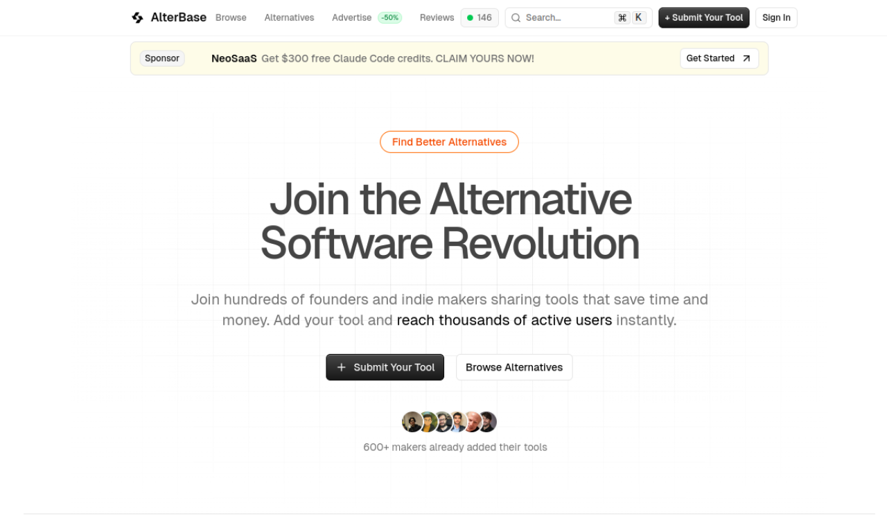 AlterBase screenshot